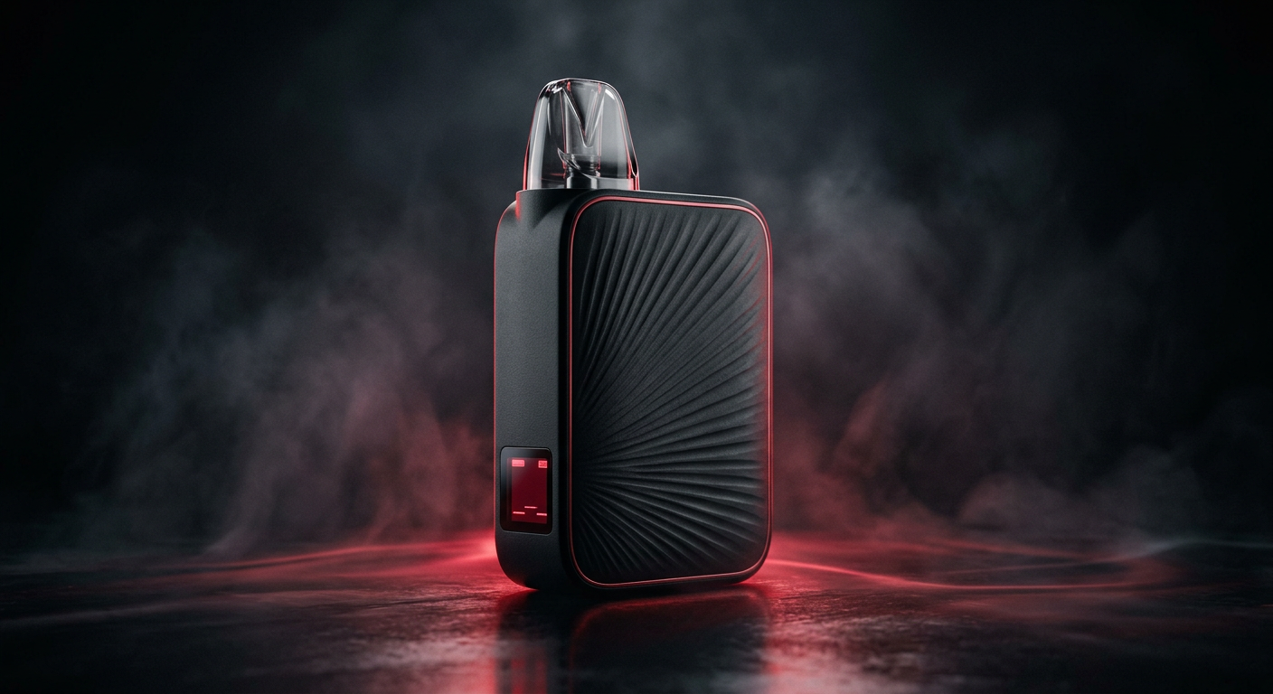 Non-compliant vape device illustrating regulatory enforcement gaps in age verification and device authentication